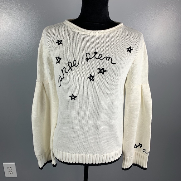 River Island Sweaters - River Island "Carpe Diem" Sweater Size 6